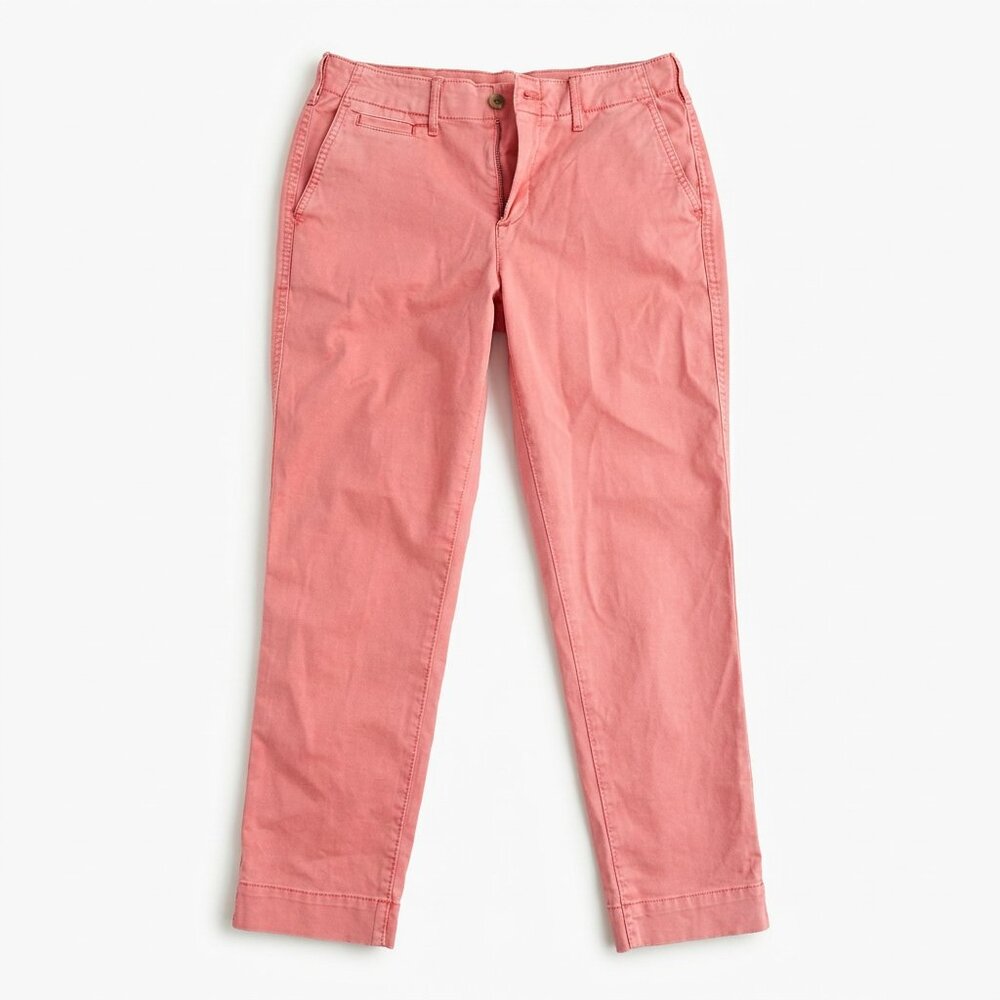 GAP Straight Crop Chino Pants Size 4 Casual Ankle Trousers